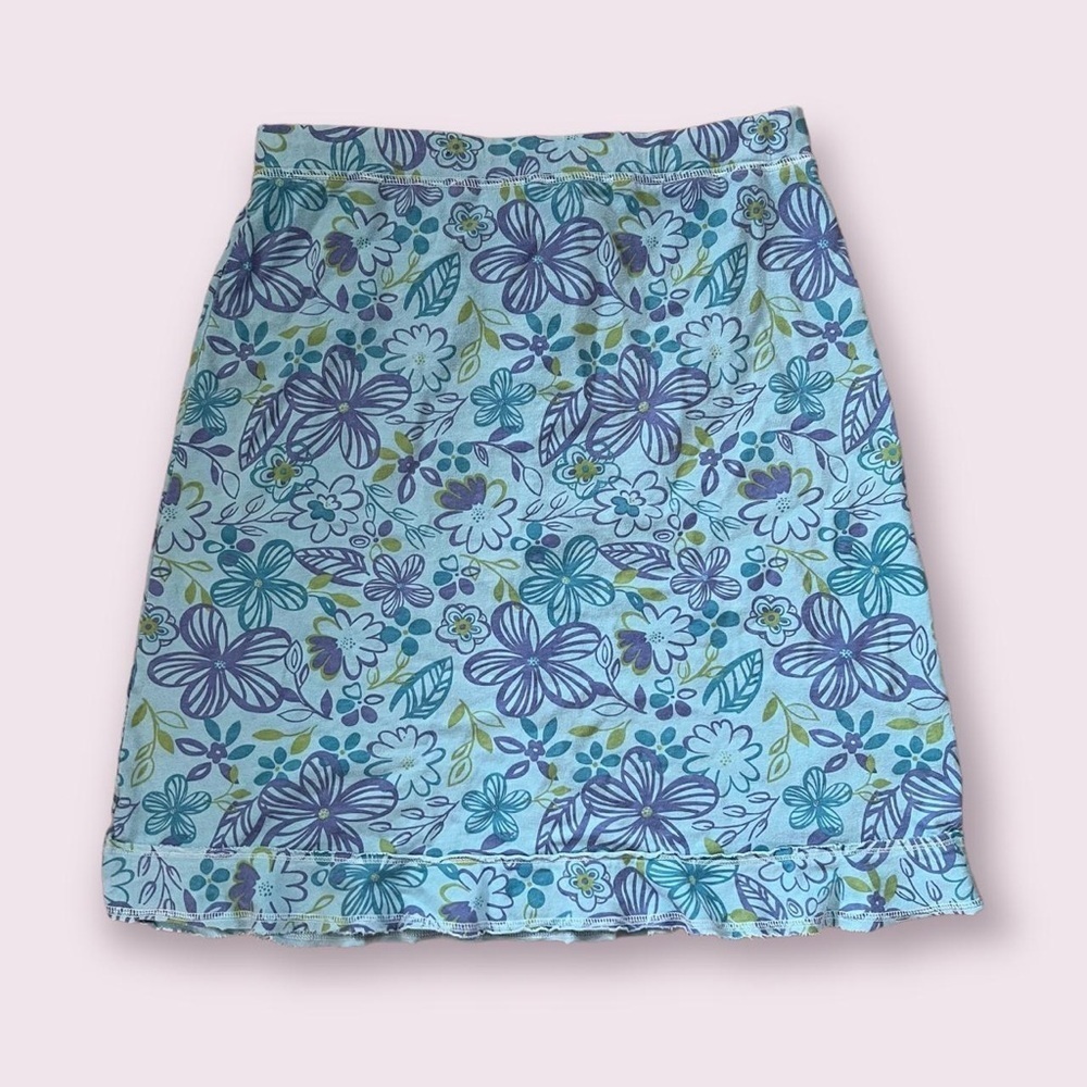 Vintage Fresh Produce floral mini skirt